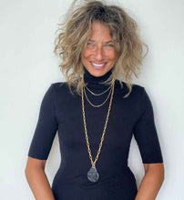 Load image into Gallery viewer, LUKA: Oh Là Là with Simply Gold necklace

